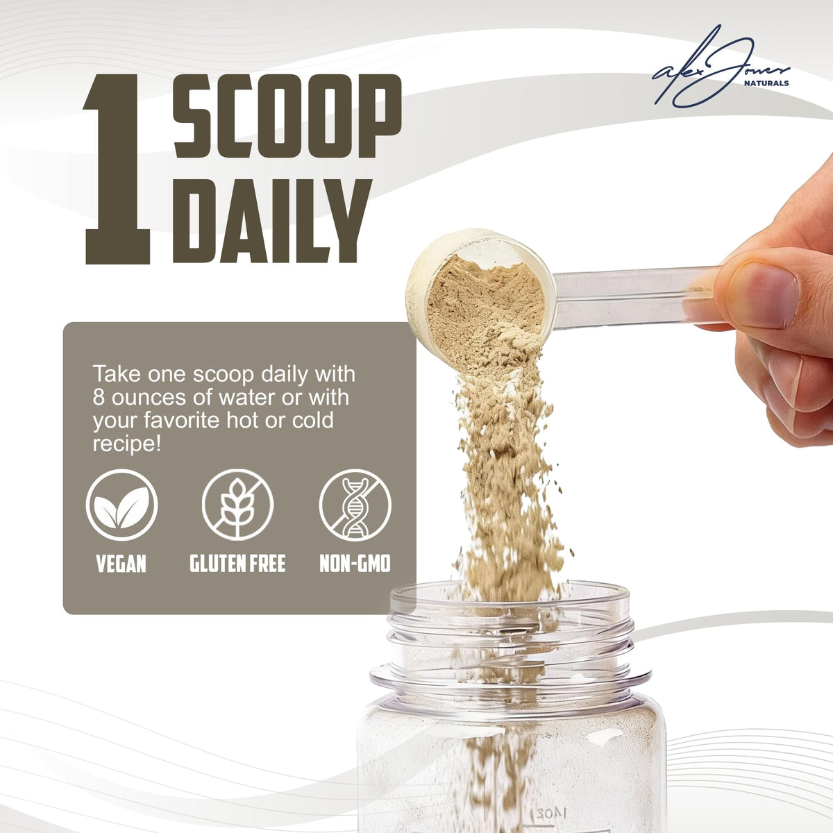 Colostrum+ Alex Jones Naturals 132g avec racine de guimauve