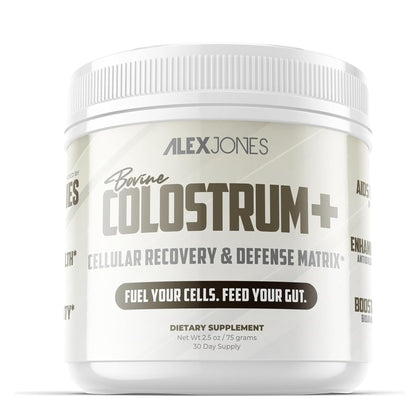 Colostrum+ Alex Jones Naturals 132g emballage avant