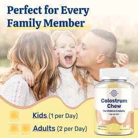 Colostrum Chews lipmaxmall en gros plan