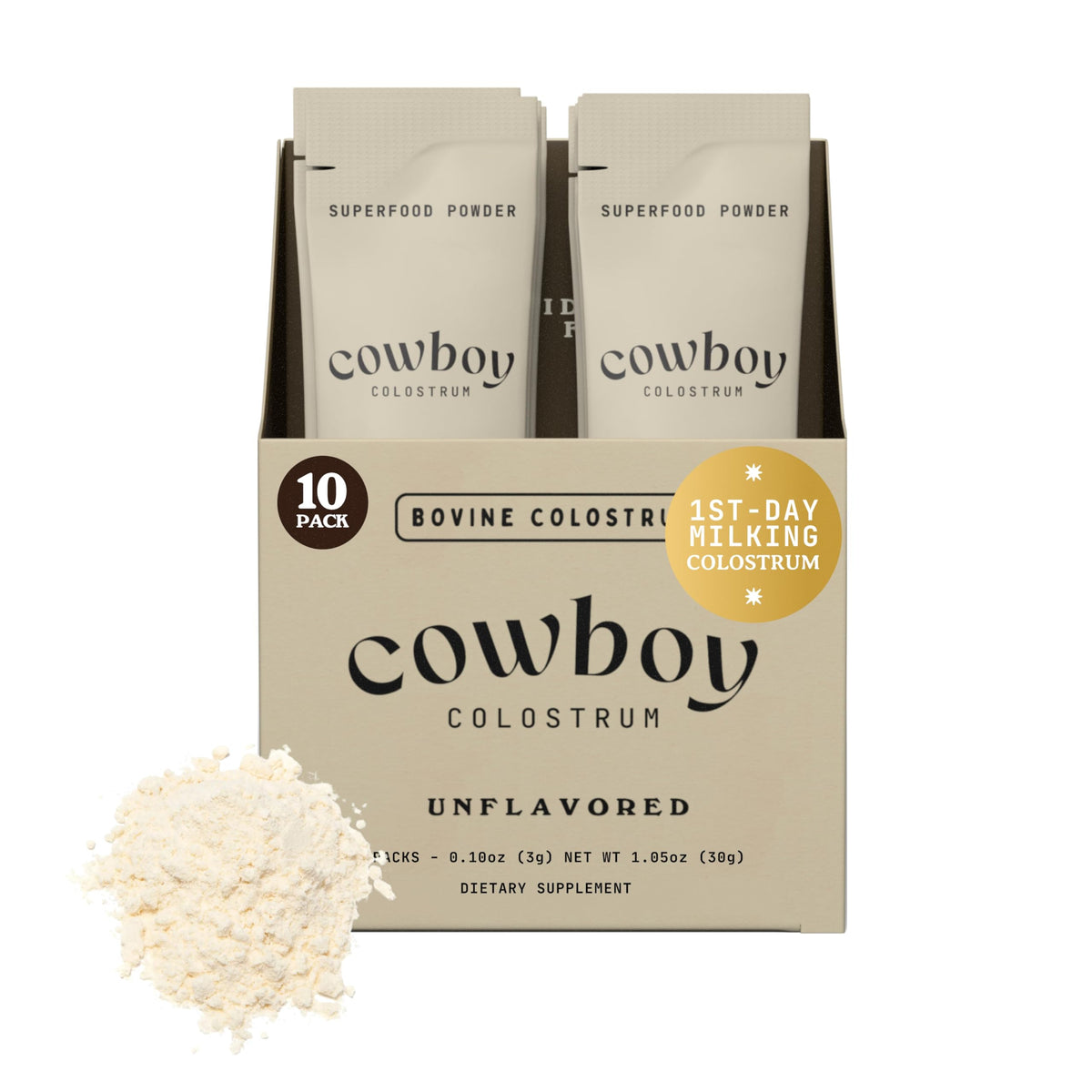 Colostrum COWBOY COLOSTRUM sachets individuels non aromatisés