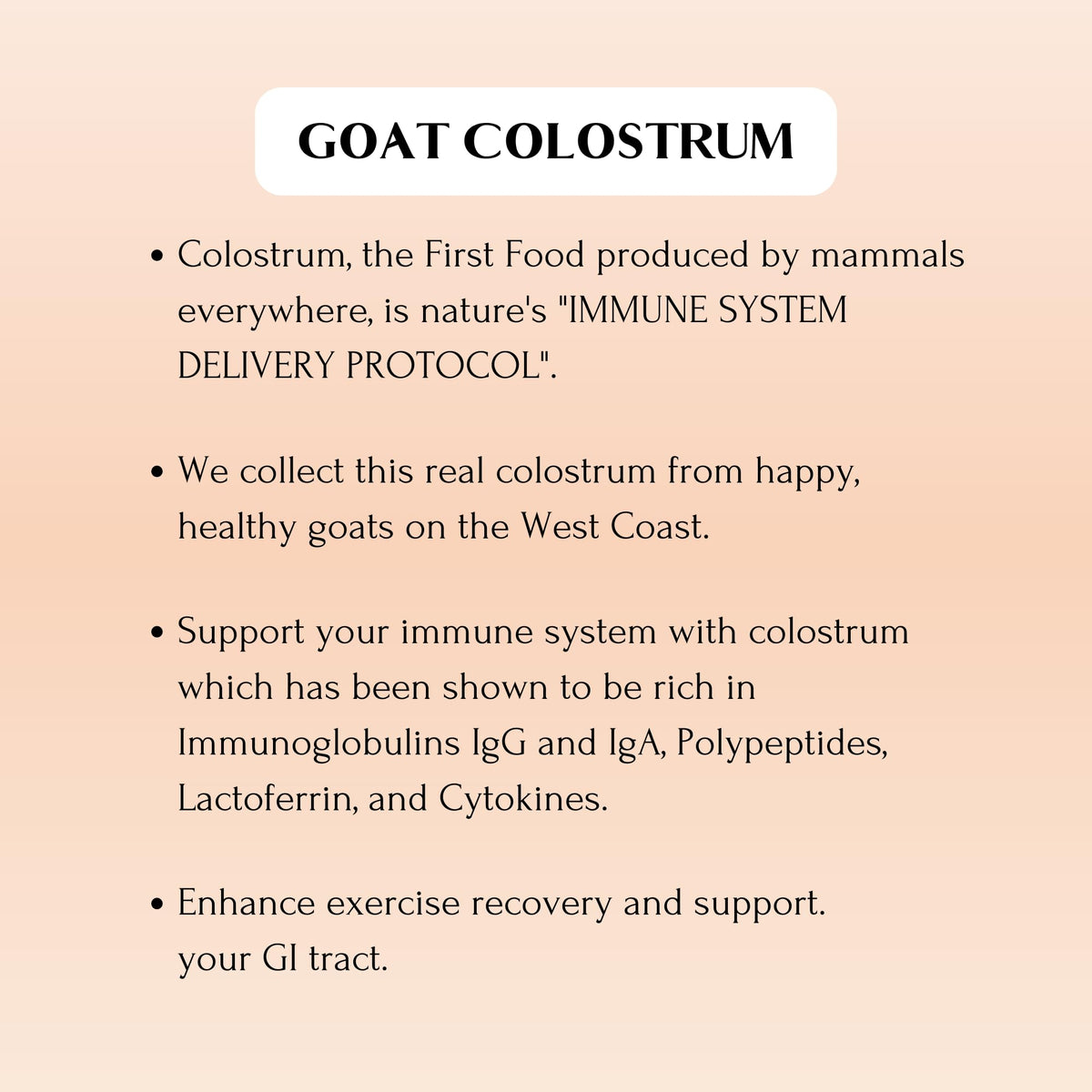 Colostrum de chèvre Mt. Capra 1000 mg 50g avec cuillère doseuse