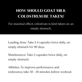 Colostrum de Chèvre Mt. Capra, flacon sur un fond naturel