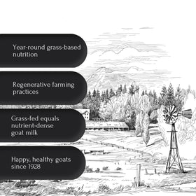 Colostrum de chèvre Mt. Capra, mise en scène avec d'autres compléments alimentaires