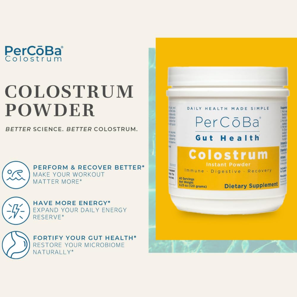 Colostrum en poudre PERCOBA 322g avec cuillère doseuse