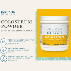 Colostrum en poudre PERCOBA 322g avec cuillère doseuse