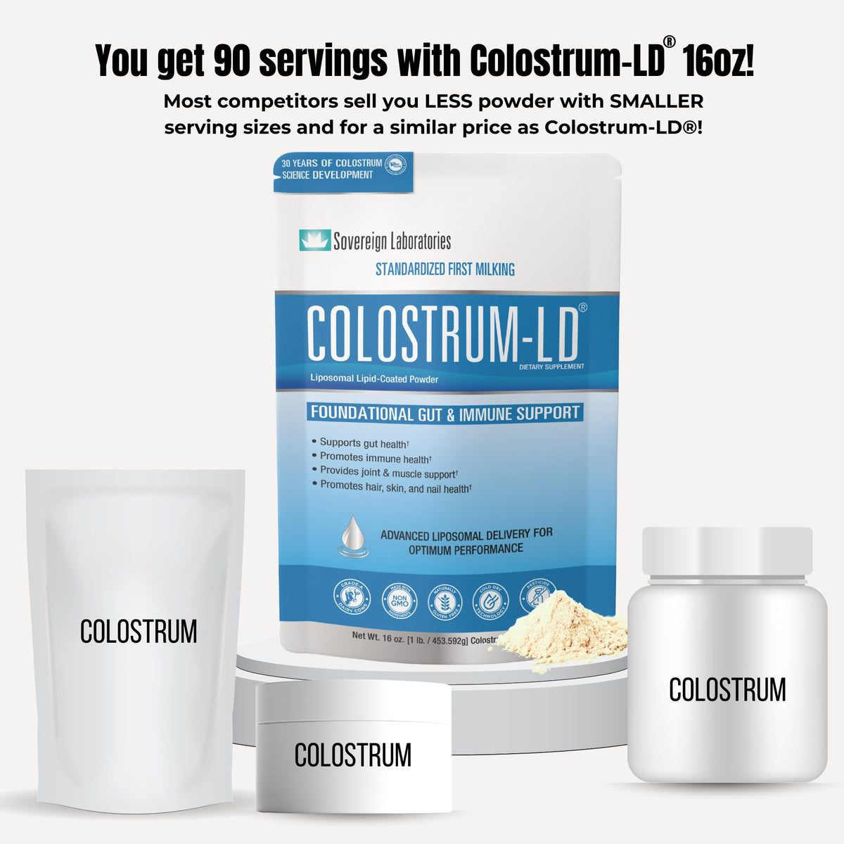 Colostrum-LD Poudre de Colostrum Liposomal 472g en cuisine