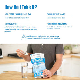 Colostrum-LD Poudre de Colostrum Liposomal 472g vue de côté