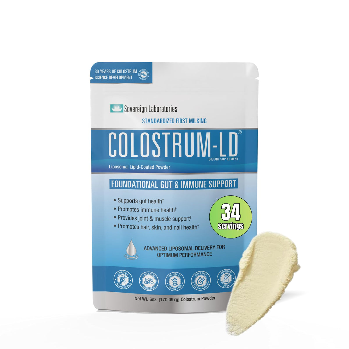 Colostrum-LD Poudre Liposomale 170 g - vue de face