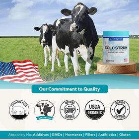 Colostrum™ Premium Poudre Nutragenis 91g en utilisation dans un smoothie