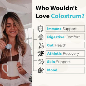Colostrum™ Premium Poudre Nutragenis 91g vue arrière
