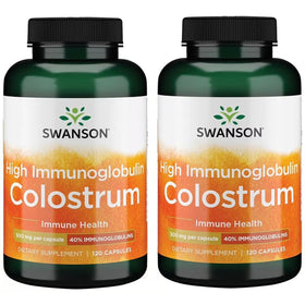 Colostrum Swanson 500 mg 120 capsules, vue de face