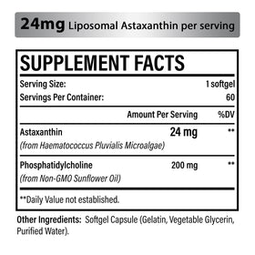 Comparaison de gélules d'Osasuna Astaxanthin avec d'autres suppléments