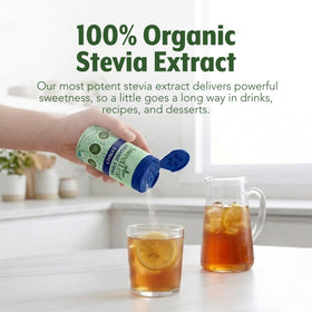 Comparaison de la poudre de Stévia SweetLeaf avec du sucre