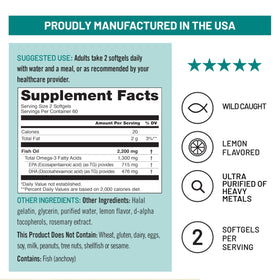 Comparaison de la taille des gélules NatureWise Omega 3