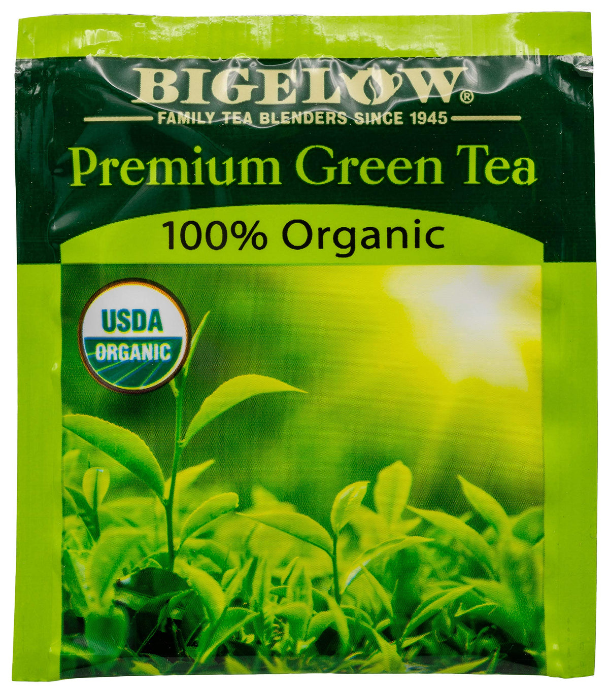 Comparaison de sachets de thé vert Bigelow avec d'autres marques