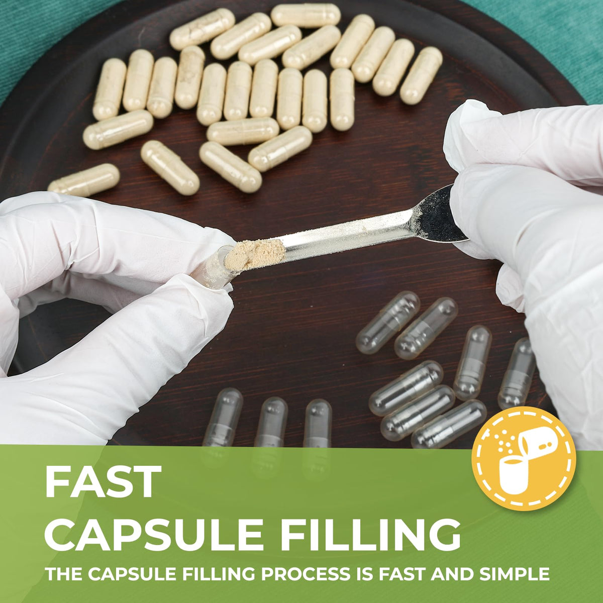 Comparaison de taille des capsules VGTPC