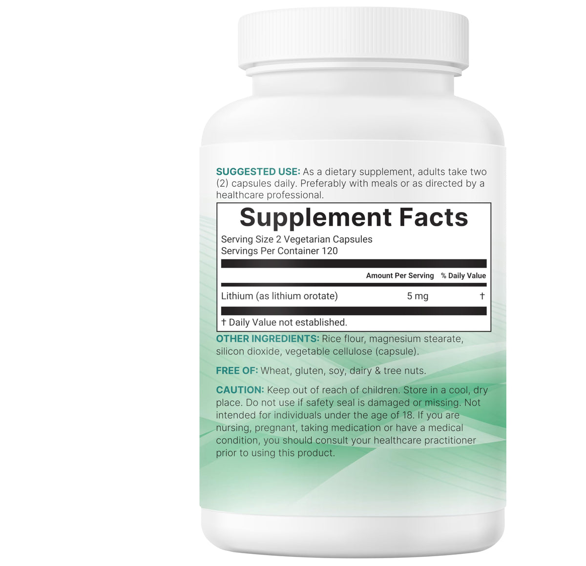 Comparaison des capsules de Lithium Orotate 5mg Micro Ingredients avec d'autres produits