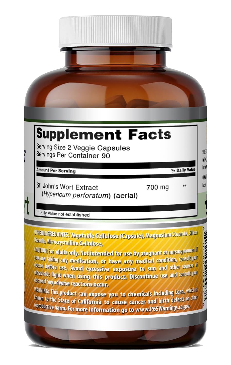 Comparaison des capsules de millepertuis Amazing Nutrition avec d'autres compléments