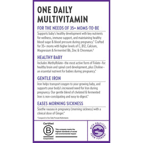 Comparaison des comprimés de multivitamines prénatales New Chapter 35+