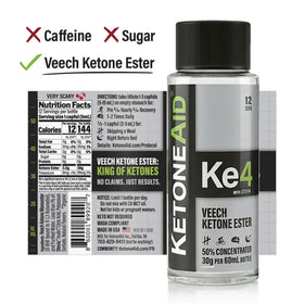 Comparaison des saveurs de KetoneAid Ke4 et Ketone Shot