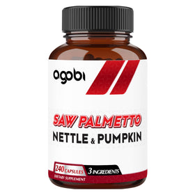 Complément agobi Saw Palmetto 240 capsules végétales en bouteille