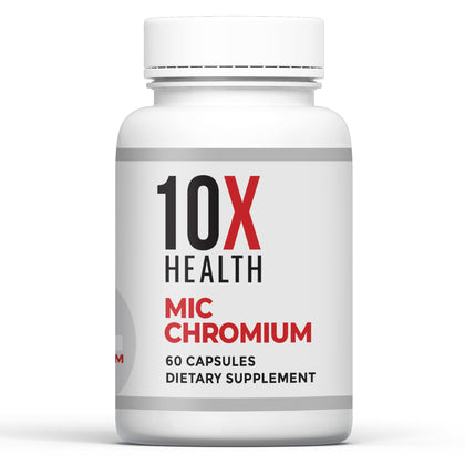 Complément alimentaire 10X Health System MIC Chromium 60 capsules vue de face