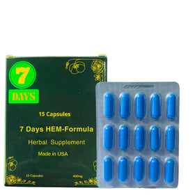 Complément alimentaire 7days 15 capsules vue de face