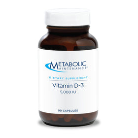 Complément alimentaire a balanced routine Maintenance Vitamine D3 5000 UI, 90 capsules vue de face