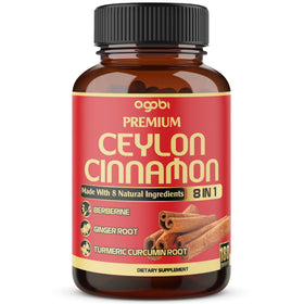 Complément alimentaire à la cannelle de Ceylan et berbérine - vue de face