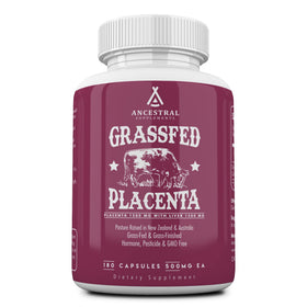 Complément alimentaire à la placentation de bœuf Ancestral Supplements, vue avant