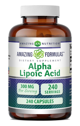 Complément alimentaire Acide Alpha-Lipoïque 300 mg Amazing Nutrition vue avant