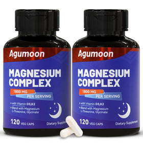 Complément alimentaire Agumoon magnésium 240 gélules végétales vue de face
