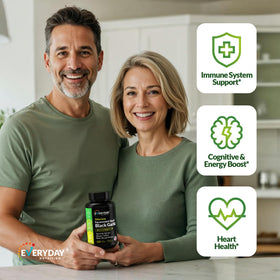 Complément alimentaire Ail Noir Fermenté 800 mg avec curcuma et gingembre
