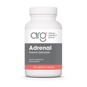 Complément alimentaire Allergy Research Group Adrenal Cortex 150 mg, 150 capsules, vue avant