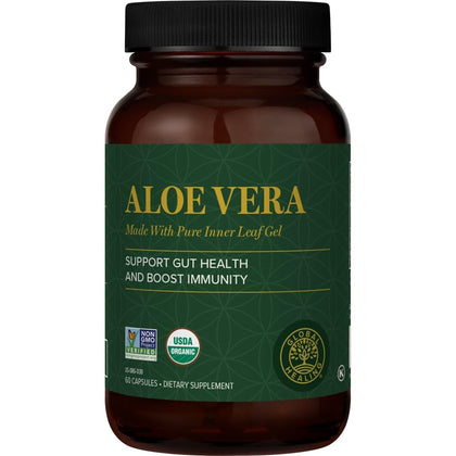 Complément alimentaire Aloe Vera Bio-Actif 200x Global Healing Center, vue de face