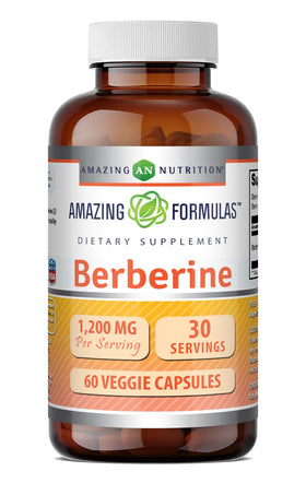 Complément alimentaire Amazing Nutrition Berbérine 1200 mg en capsules végétales