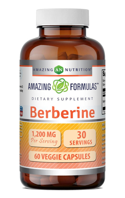 Complément alimentaire Amazing Nutrition Berbérine 1200 mg en capsules végétales