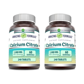 Complément alimentaire Amazing Nutrition Citrate de Calcium 1000 mg, boîte avant