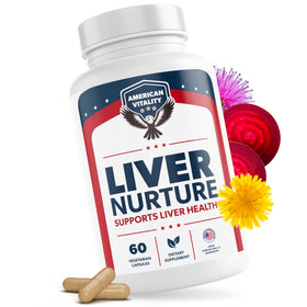 Complément alimentaire AMERICAN VITALITY Foie Nurture 141g, vue avant