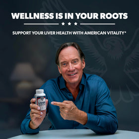 Complément alimentaire AMERICAN VITALITY Foie Nurture, vue arrière de l'emballage