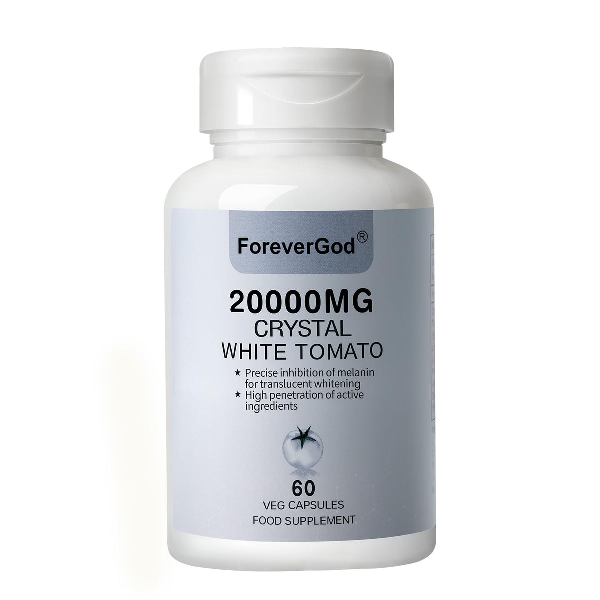 Complément alimentaire Anisx 1000mg à la tomate blanche, vue avant avec capsules