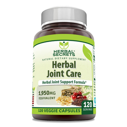 Complément alimentaire articulaire Herbal Secrets 1950 mg capsule vue avant