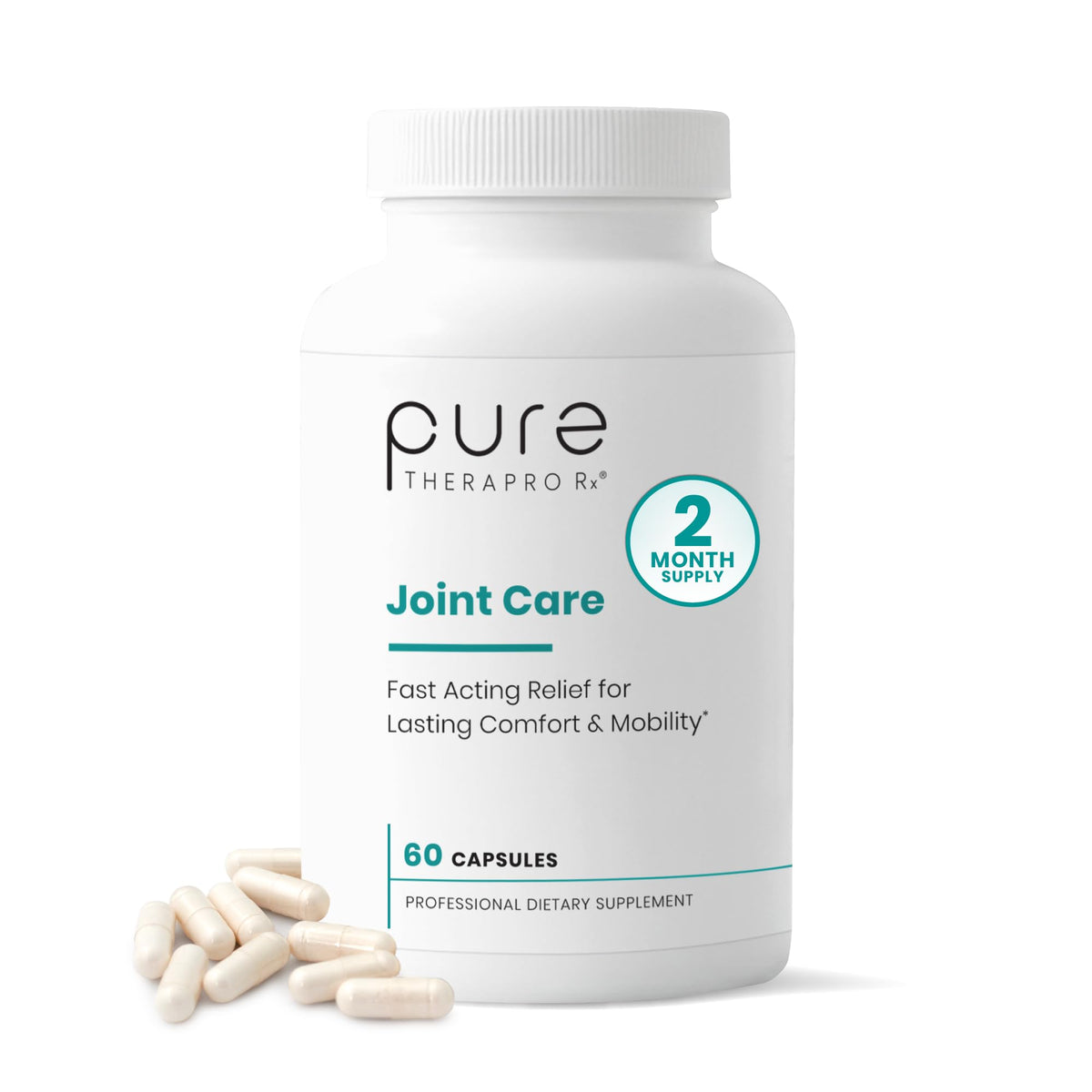 Complément alimentaire articulaire Pure Therapro Rx 60 capsules vue de face