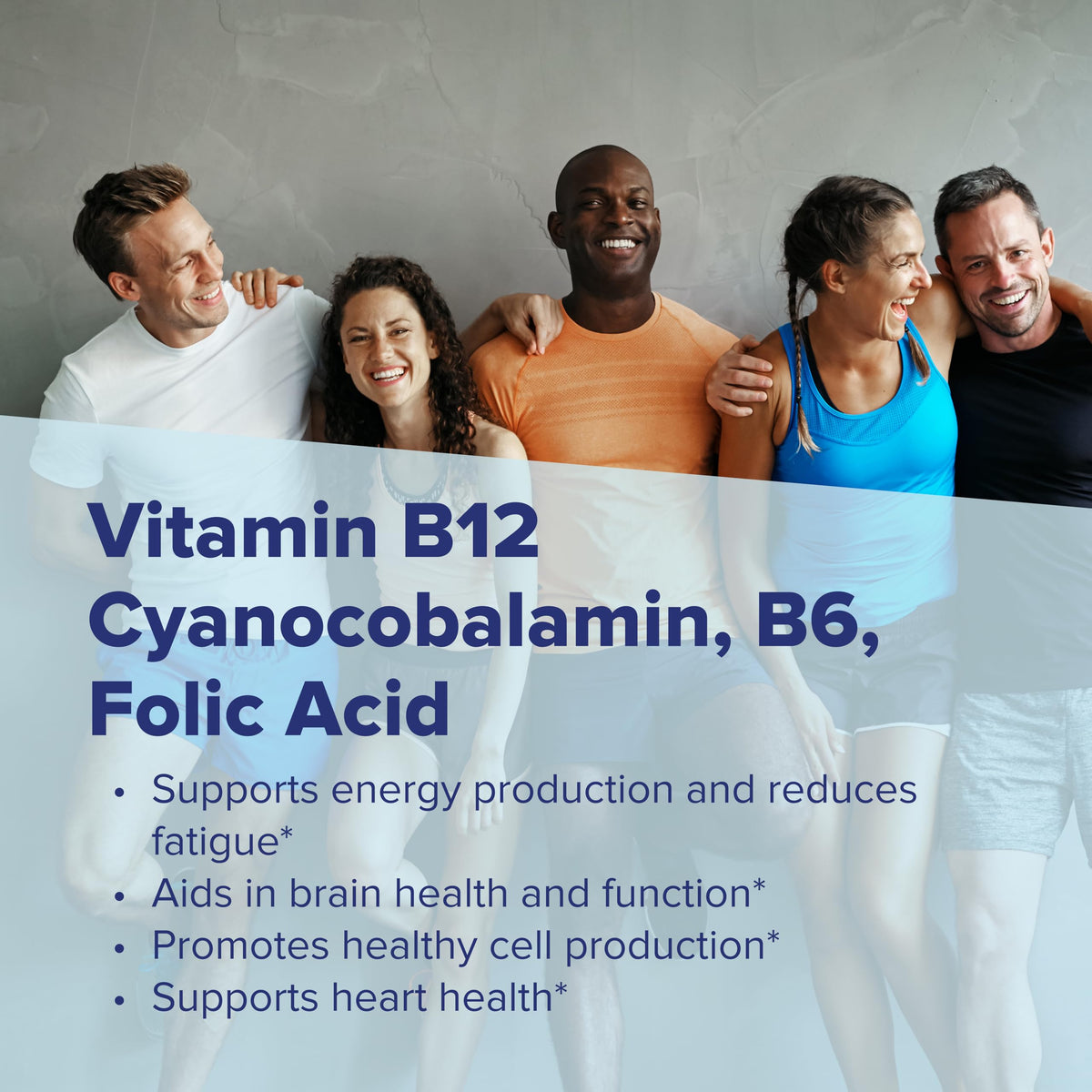 Complément alimentaire B-12 10000 mcg, mise en avant de l'emballage