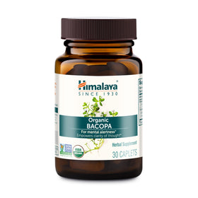 Complément alimentaire Bacopa Monnieri Himalaya 750 mg, vue de face