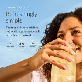 Complément alimentaire BEAM Probiotiques et Prébiotiques, utilisation dans un smoothie