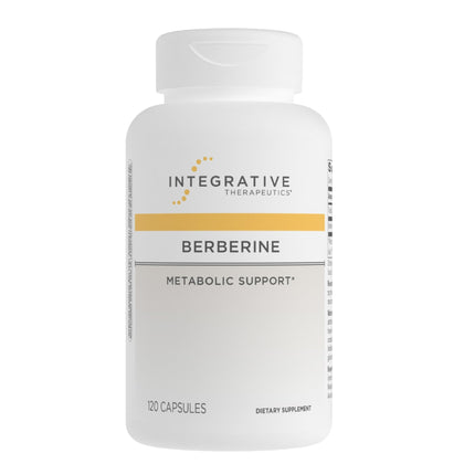 Complément alimentaire Berberine 1500 mg Integrative Therapeutics, 120 capsules, vue de face