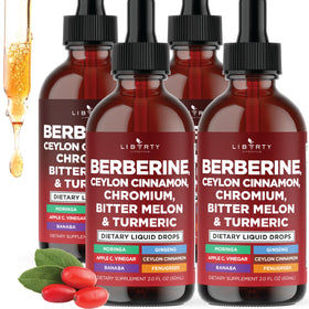 Complément alimentaire Berbérine et Cannelle de Ceylan flacon 240 ml avant
