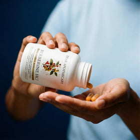 Complément alimentaire Berbérine HCl 1200mg Dear Apothecary, étiquette détaillée