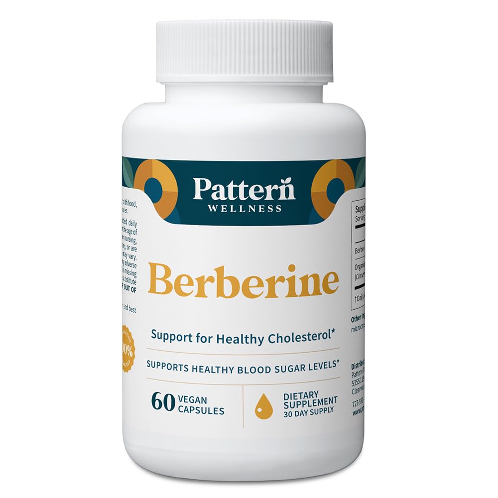 Complément alimentaire Berbérine Pattern Wellness 60 capsules vue avant